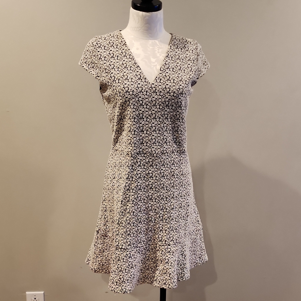 Michael Kors Floral V-Neck Dress
